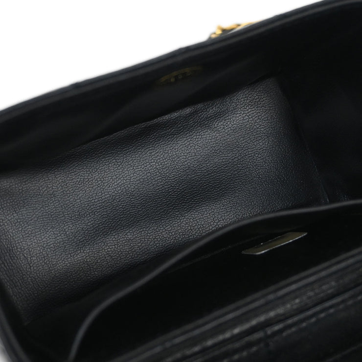 Chanel Black Lambskin Vanity Shoulder Bag 115906
