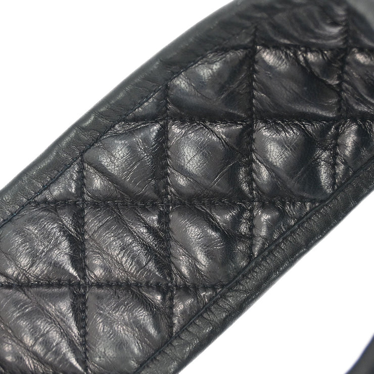 Chanel Headband Hair Accessories Black Lambskin 13007001084/10 115907