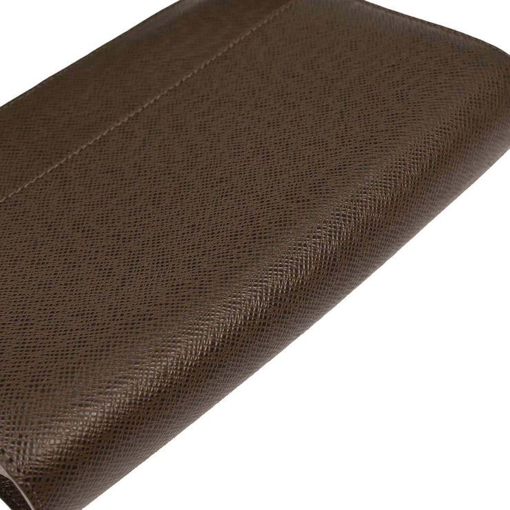 Louis Vuitton Brown Taiga Baikal Clutch Handbag M30188 VI0094 115913