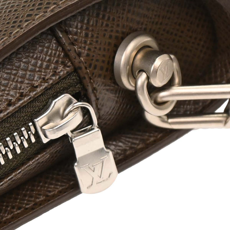 Louis Vuitton Brown Taiga Baikal Clutch Handbag M30188 VI0094 115913