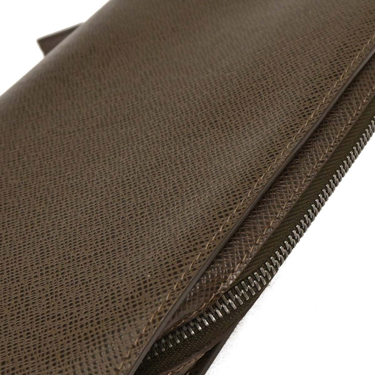 Louis Vuitton Brown Taiga Baikal Clutch Bag M30188 VI1006 115914