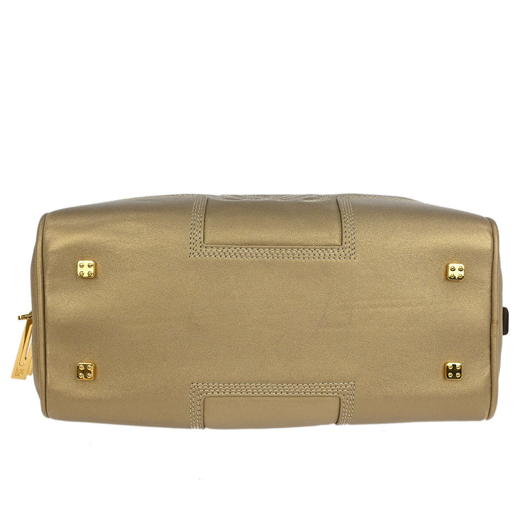 Loewe Gold Lambskin Amazona 28 Handbag 010810 115922