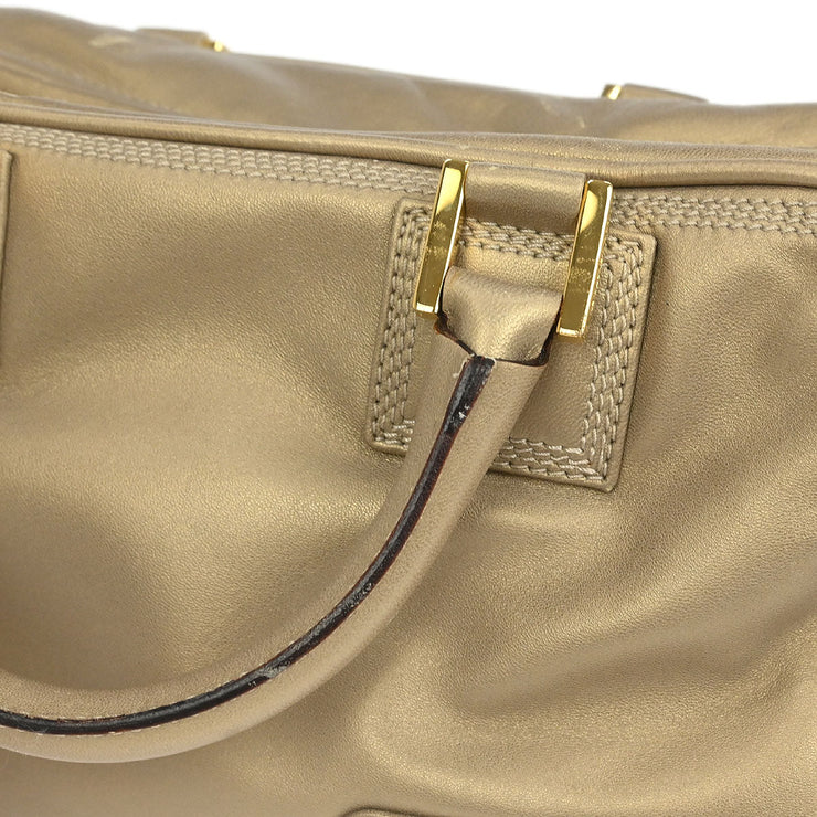 Loewe Gold Lambskin Amazona 28 Handbag 010810 115922