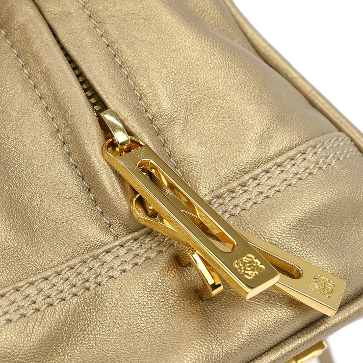 Loewe Gold Lambskin Amazona 28 Handbag 010810 115922