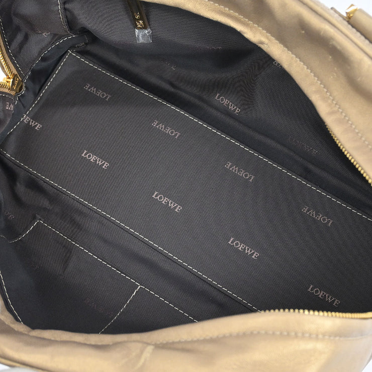 Loewe Gold Lambskin Amazona 28 Handbag 010810 115922