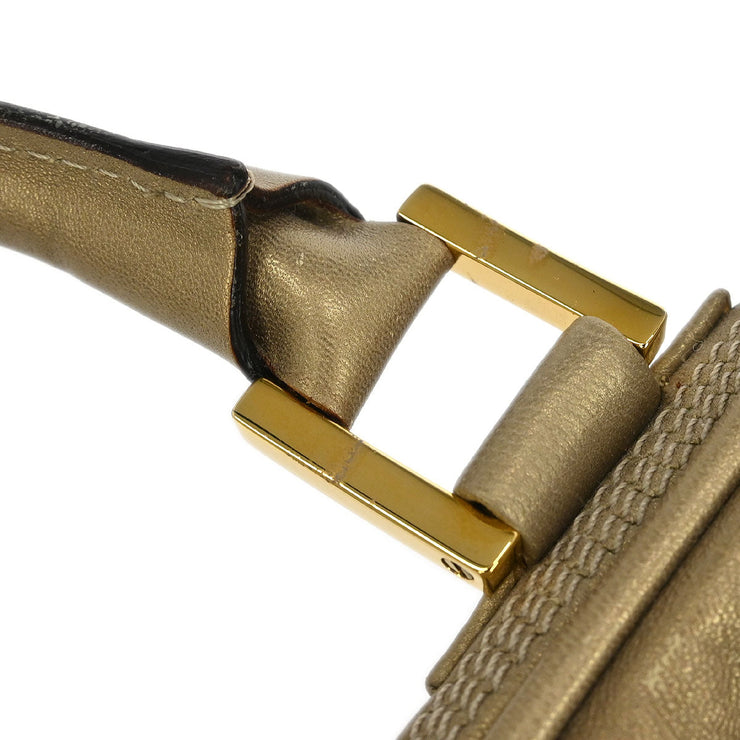 Loewe Gold Lambskin Amazona 28 Handbag 010810 115922