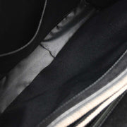 Chanel Black Calfskin Grand Shopping Tote GST Chain Handbag 115923