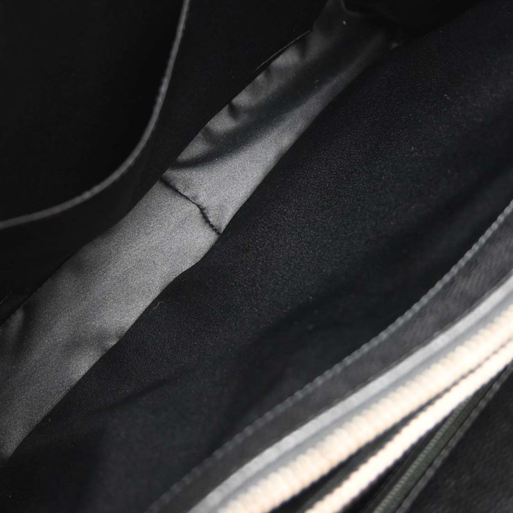 Chanel Black Calfskin Grand Shopping Tote GST Chain Handbag 115923