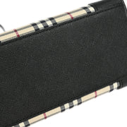 Burberry Beige Black Burberry Check Shoulder Bag 115927