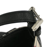 Burberry Beige Black Burberry Check Shoulder Bag 115927