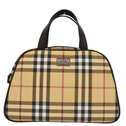 Burberry Beige PVC Burberry Check Handbag 115931