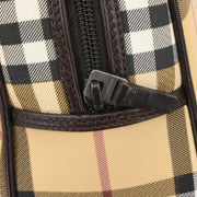 Burberry Beige PVC Burberry Check Handbag 115931
