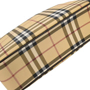 Burberry Beige PVC Burberry Check Handbag 115931