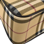 Burberry Beige PVC Burberry Check Handbag 115931