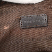Burberry Beige PVC Burberry Check Handbag 115931