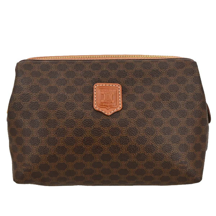 Celine Brown Macadam Clutch Bag 115934
