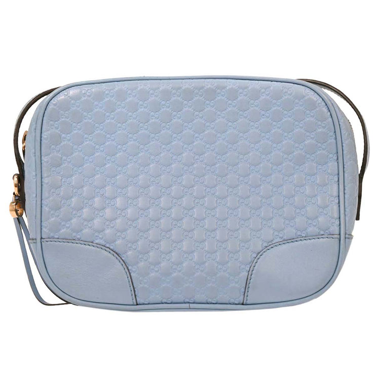 Gucci Light Blue Micro Guccissima Crossbody Bag 449413 213317 115939