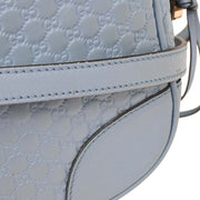 Gucci Light Blue Micro Guccissima Crossbody Bag 449413 213317 115939