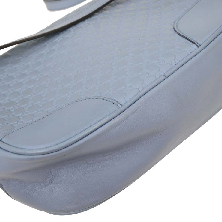 Gucci Light Blue Micro Guccissima Crossbody Bag 449413 213317 115939