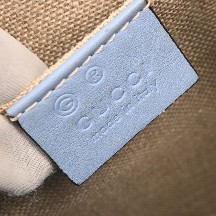 Gucci Light Blue Micro Guccissima Crossbody Bag 449413 213317 115939