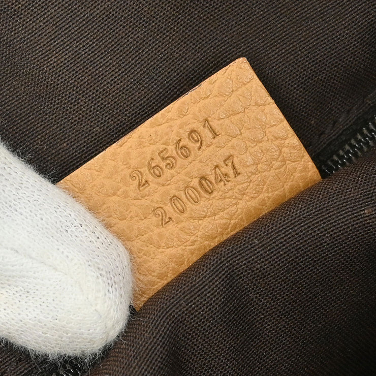 Gucci Brown Abbey  D Ring Shoulder Bag 265691 200047 115940