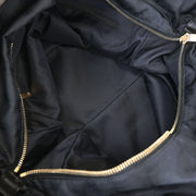 Chanel Black Jacquard Nylon Travel Line Tote Handbag 115946