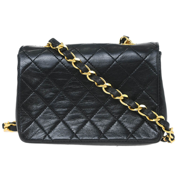 Chanel Black Lambskin Shoulder Bag 115948