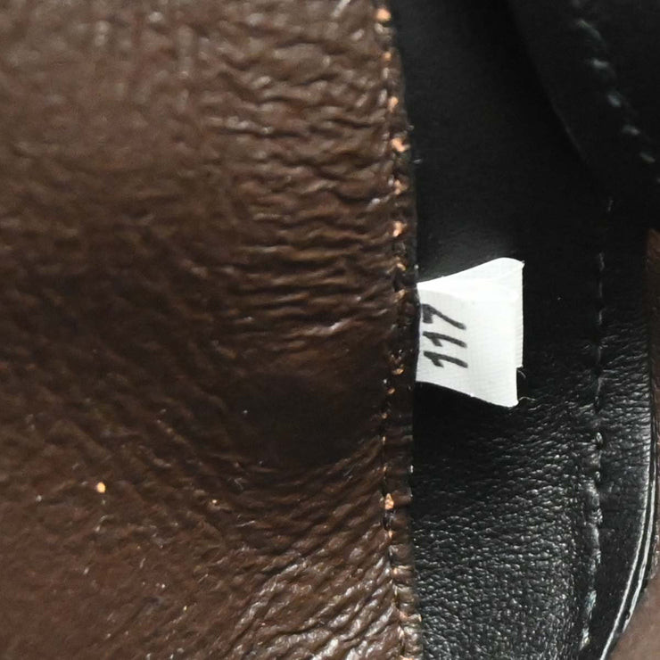 Prada Brown Leather 2way Tote Handbag 117/G 115952