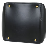 Cartier Black Leather Panthere 2way Tote Handbag C35 115955