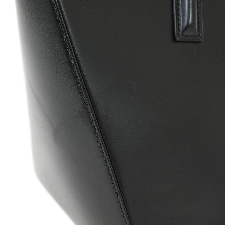 Cartier Black Leather Panthere 2way Tote Handbag C35 115955