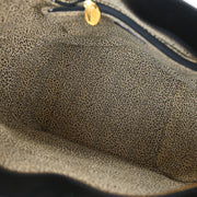 Cartier Black Leather Panthere 2way Tote Handbag C35 115955