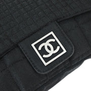 Chanel Black Nylon Sport Line Choco Bar Backpack 115962