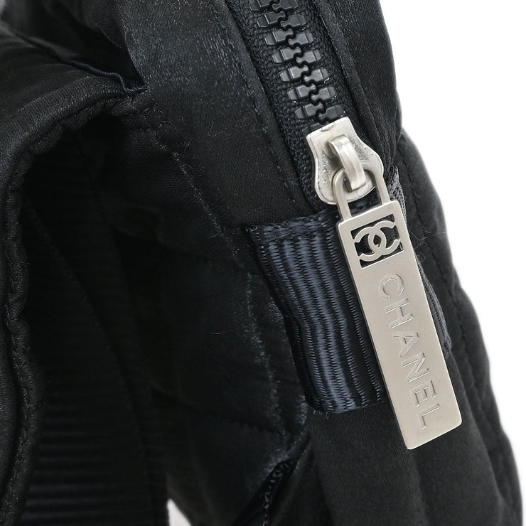 Chanel Black Nylon Sport Line Choco Bar Backpack 115962