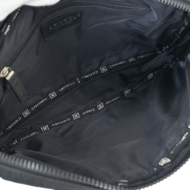 Chanel Black Nylon Sport Line Choco Bar Backpack 115962