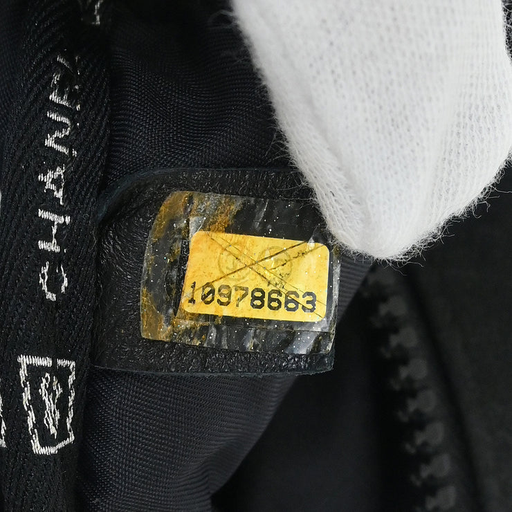 Chanel Black Nylon Sport Line Choco Bar Backpack 115962