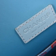 Chanel Red Blue Nylon Sport Line Backpack 115964