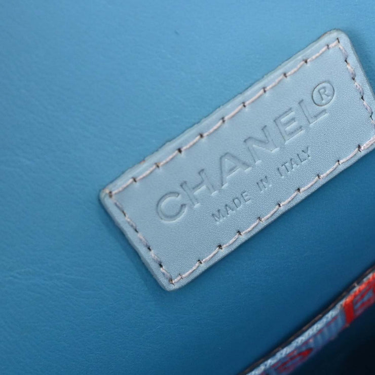 Chanel Red Blue Nylon Sport Line Backpack 115964
