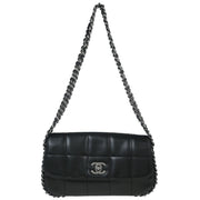Chanel Black Lambskin Handbag 115966