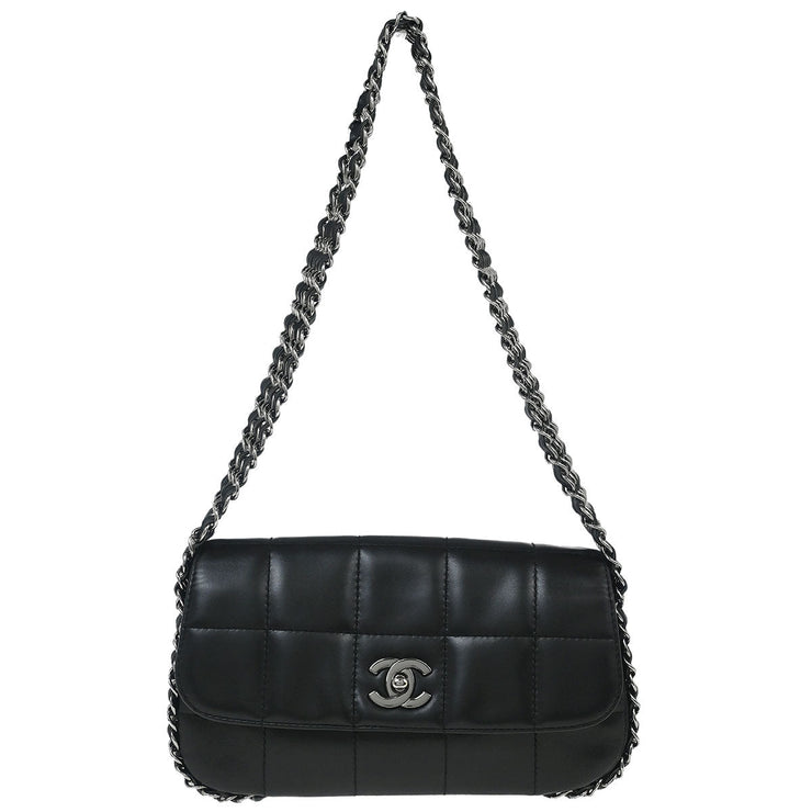 Chanel Black Lambskin Handbag 115966