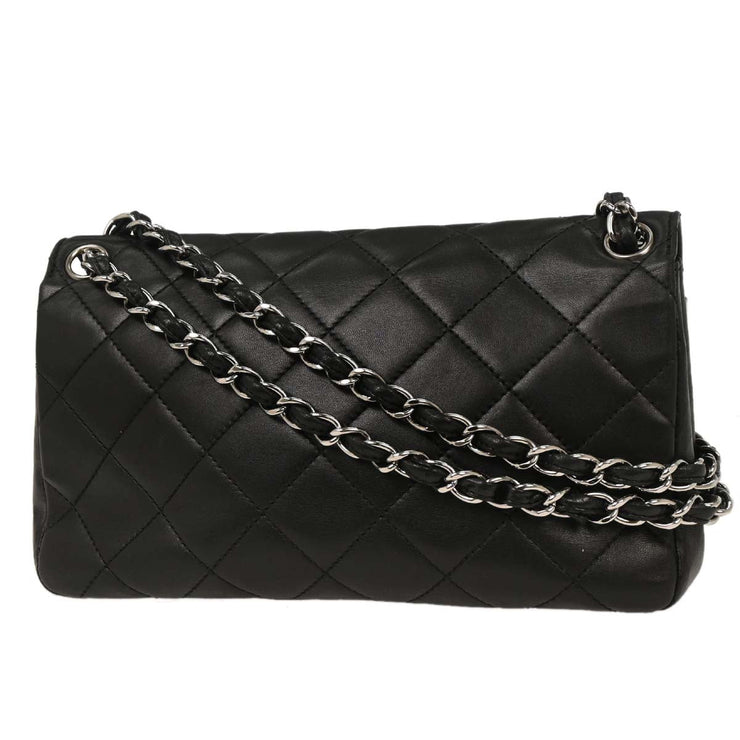Chanel Black Lambskin Shoulder Bag 115967