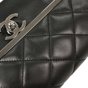 Chanel Black Lambskin Shoulder Bag 115967