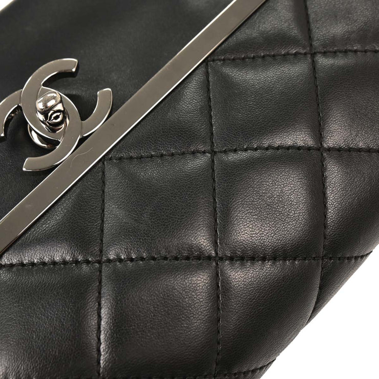 Chanel Black Lambskin Shoulder Bag 115967