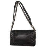 Boy Chanel Black Lambskin Medium Shoulder Bag 115968