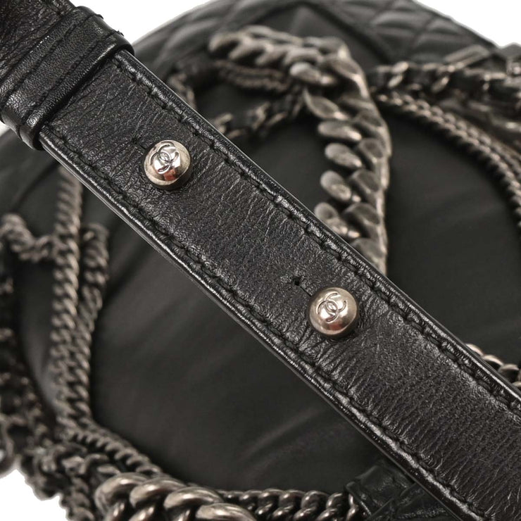 Boy Chanel Black Lambskin Medium Shoulder Bag 115968