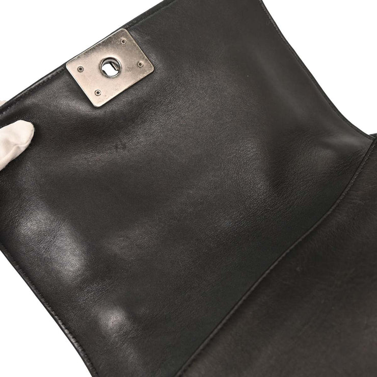 Boy Chanel Black Lambskin Medium Shoulder Bag 115968