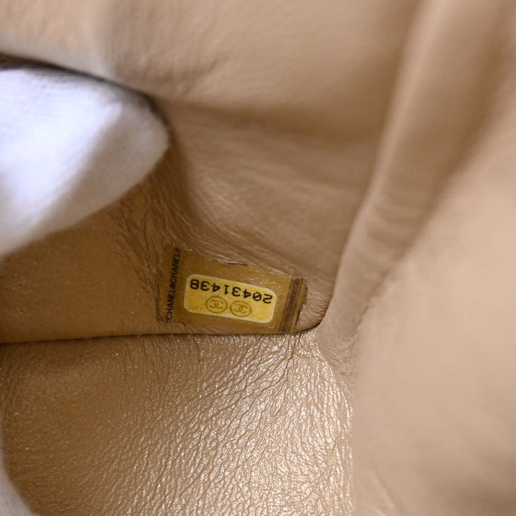 Chanel Metallic Gold Calfskin Medium Classic Double Flap Shoulder Bag 115972