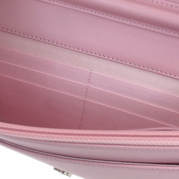 Chanel Pink Lambskin Rhinestone WOC Wallet On Chain 115973