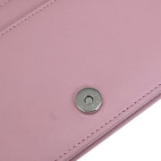 Chanel Pink Lambskin Rhinestone WOC Wallet On Chain 115973