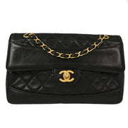 Chanel Black Lambskin Shoulder Bag 115974