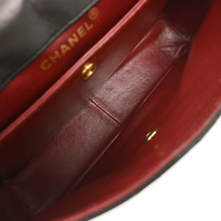 Chanel Black Lambskin Shoulder Bag 115974